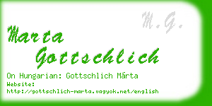 marta gottschlich business card